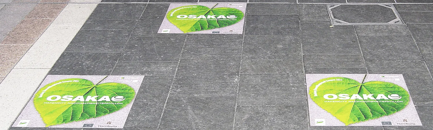 Fußbodenfolien und Floor Graphics im Digitaldruck für Werbung und Kundenführung
